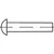 TOOLCRAFT TOOLCRAFT polokrogle kovice DIN 660 6 mm jeklo 1000 kosov