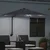 Vrtni suncobran Antracit 248 x 248 x 148 cm Poliester i čelik