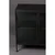 Črna kovinska vitrina 150x80 cm Boli – Dutchbone