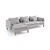 ATELIER DEL SOFA Ugaona garnitura Flexy Relax Grey