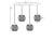 Opviq Luster 2608715, Crni