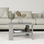 Hanah Home Klub sto Duama, 60x37x45 cm, Sivi