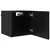 Ormar za TV montiran na zid 4 pcs Crni hrast 30,5 x 30 x 30 cm