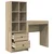 Stol s ladicama s policom s pohranom 2 pcs Sonoma hrast