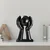 Aberto Design Dekorativna figura Global - 4, 18x30x9 cm, Crna