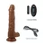 Pretty Love Beautiful Encounter Bodach Thrusting & Vibrating Dildo with Remote 20cm Brown