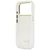 Guess IML Gradient Script kovinski ovitek MagSafe za iPhone 17 Pro Max bele barve