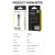 WOZINSKY Kabel za iPhone USB-C - Lightning PD 30W 2m črn