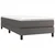 Vidaxl Box spring postelja z vzmetnico siva 100x200 cm umetno usnje