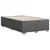 Vidaxl Box spring postelja z vzmetnico temno siva 120x190 cm blago