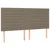 vidaXL vidaXL Box spring postelja z vzmetnico taupe 200x200 cm blago, (20896221)