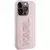 KARL LAGERFELD Maska za telefon 3D Rubber Glitter Logo za iPhone 15 Pro roze