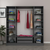 Hanah home Ormar Kale 180x190x52cm Antracit