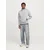 JACK & JONES Majica JJTREE svetlo siva/bela