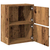 Regal za knjige boja starog drva 40x24x52 cm konstruirano drvo