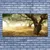 tulup.si Steklena slika Tree grass nature 140x70 cm 4 obešalnika