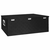 Kutija za pohranu crna 100 x 55 x 37 cm aluminijska