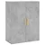 Visoka komoda siva betona 69,5x34x180 cm od konstruiranog drva