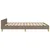 Vidaxl Posteljni okvir brez vzmetnice taupe 140x200 cm blago