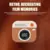Bluetooth slusalice Airpods Retro camera bele
