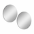 SET 2x Stensko ogledalo ROUND pr. 20 cm