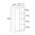 Hanah Home Polica za knjige Offer, 70x180x30 cm, Bela