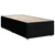 Vidaxl Box spring postelja z vzmetnico črn 90x190 cm blago