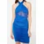 Trendyol Milla Ženska haljina TPRSS23EL00318, Saks-Dark blue