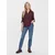 VERO MODA Bluza VMBUMPY  vinsko rdeča