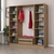 Hanah Home Garderober Kale-7498, 180x190x52 cm, Hrast