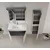 HANAH HOME Kupatilski ormarić sa umivaonikom i ogledalom (2 komada) Tivoli 100 698