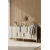 Hanah Home komoda Nota 150, 150 cm, antracit / travertin / zlatna