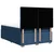 vidaXL vidaXL Box spring postelja z vzmetnico modra 140x200 cm blago, (21304837)