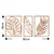 Wallity Zidna dekoracija Leaf 2, 80x38 cm, 1.5 mm, Bakar