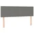 Vidaxl Box spring posteljni z vzmetnico temno siv 140x190 cm blago