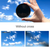 K&F 43MM Nano-X Variable/Fader ND Filter, ND2~ND32, W/O Black Cross with 3pcs cleaning cloths
