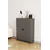 Hanah Home polica za knjige Bili3 Shelf 2 Lid, 80 cm, antracit