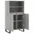 Visoka komoda siva sonome 60x36x110 cm od konstruiranog drva