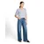 TOM TAILOR Bluza temno modra/bela
