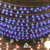 vidaXL Vilinska svjetla okrugla žičana 20 m 200 LED plava s 8 funkcija