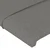 Vidaxl LED posteljno vzglavje temno sivo 100x5x118/128 cm blago
