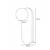Opviq zidna lampa Tor All, 1 × G9, bež / bela