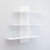 HANAH HOME Zidna polica Lale White