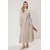 Trendyol Modest Ženska haljina Tctss25Eb00116, Bež