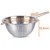 Excellent Houseware Okroglo kuhinjsko cedilo 21 cm - Nerjaveče jeklo, ročaj, vsestransko