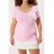 Trendyol Curve Ženska bluza Tbbss25Af00054, Roze