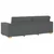 Vidaxl Trosed Temno siv 220x78x84 cm blago