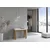 Ityhome Ityhome 90 x 77 konzolna miza bela/rjava, (20847774)