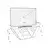 HANAH HOME TV polica Pipralla Carrara Marble