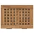 Košarica za rublje Prirodna 35 x 25 x 60 cm Čvrsto teak drvo